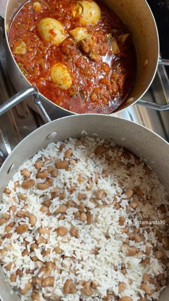 White Rice & Beans